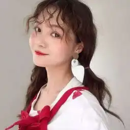 女生头像红色系韩版头像