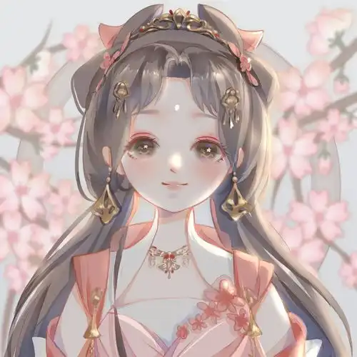 动漫头像女粉色系图片古