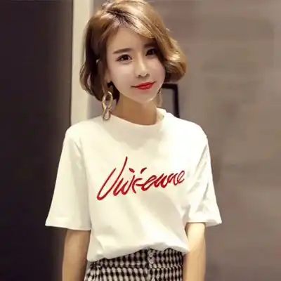 广东东莞便宜男女t恤夏季服装韩版女装上衣地摊货批发库存服装15元女士上衣清价格中国供应商