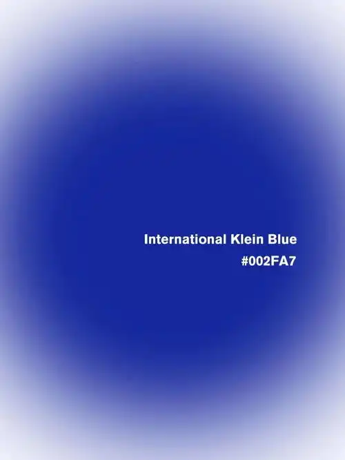 最火的最靓的克莱因蓝,太刺激了