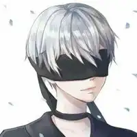 动漫头像男生银发银白色头发的动漫男生侧脸头像