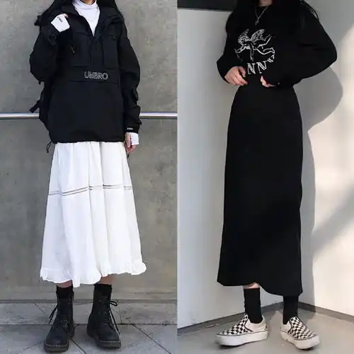 酷女孩的黑色系搭配分享,快来看看吧