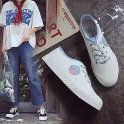 2018新款韩版帆布鞋小清新透气松糕厚底学生鞋软妹鞋