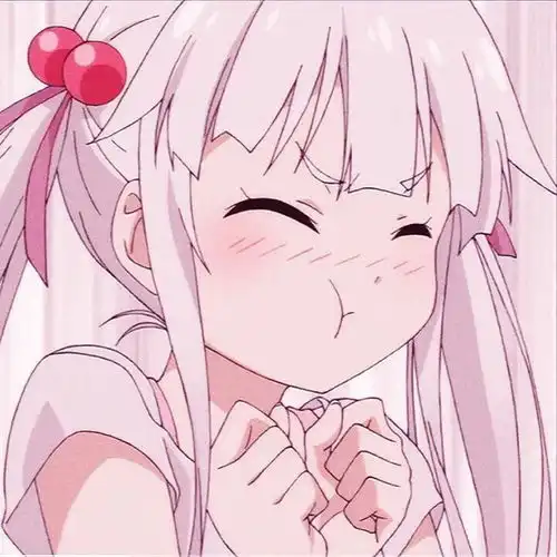 动漫女头粉色的少女心,软萌头像