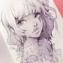 手绘美到犯规吸粉89万,确认眼神是自带仙气的美少女