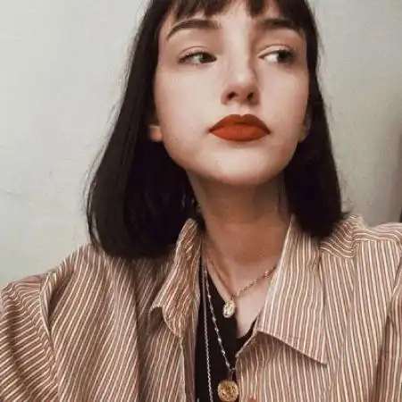 个性潮流气质时尚欧美女头像长得真像我的意中人