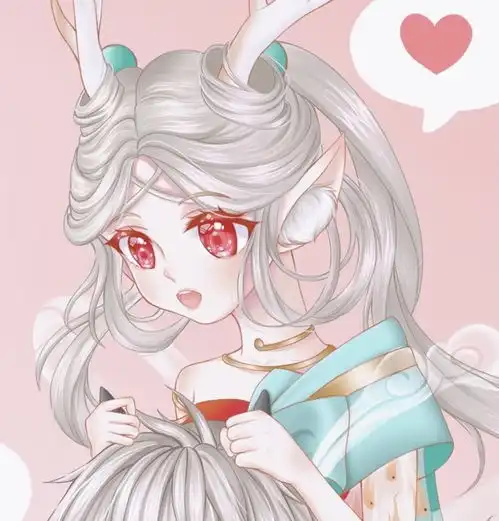 甜妹漫画头像粉色系情头