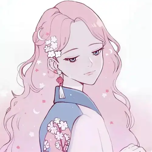 动漫女头二次元粉发头像粉毛动漫女生头像