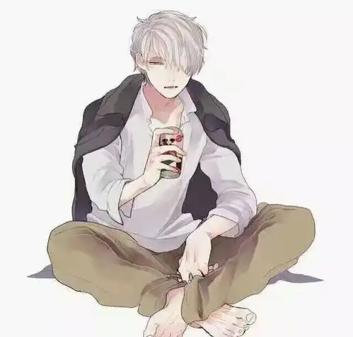 动漫男生头像牵手却要好多年