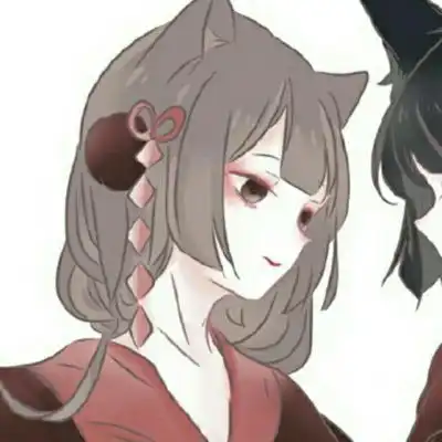 闺蜜头像一左一右配对动漫二次元闺蜜头像一对两张