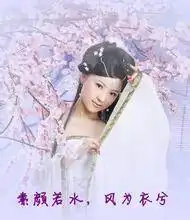 有诗意的古装美女图片包括文字