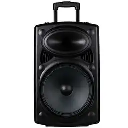 先科天韵11号12寸拉杆音箱广场舞音响户外便携式插卡扩音器带无线麦克风音箱产品图片5素材it168音箱图片大全