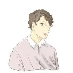 温暖治愈系插画头像男生