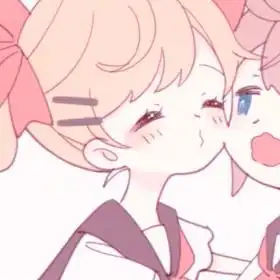 怦然心动暖系动漫闺蜜头像