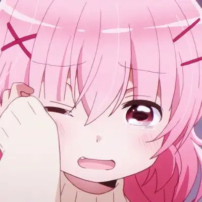 粉色系动漫头像住在你心里的人以后也要住在你家里