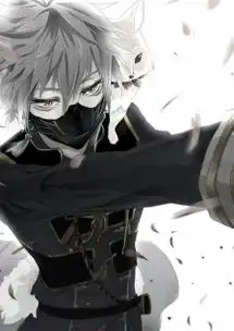 动漫头像男摘面具