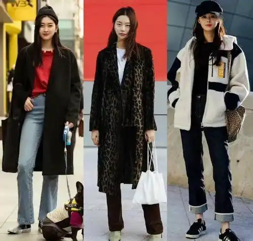 27套韩国女孩街拍,保暖时髦又显高,早春穿着俏皮帅气,真的好看