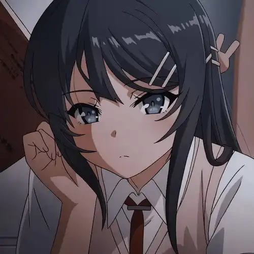 樱岛麻衣自截动漫头像无水印分享,人活着就是为了樱岛麻衣