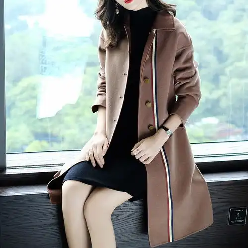 双面毛呢大衣气质不行,价格诱人款式新潮,让你在冬天穿出高雅感