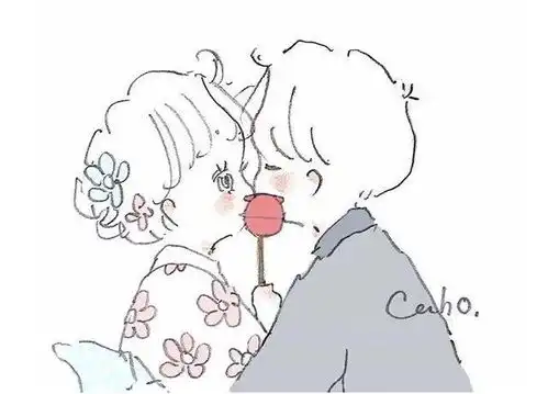 这份小情侣头像送你们疯狂心动,甜到掉牙的软绵绵小情侣