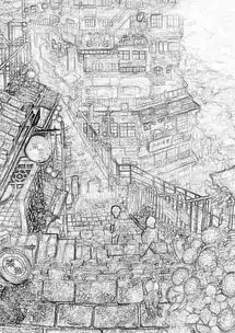 求ps,p成黑白素描