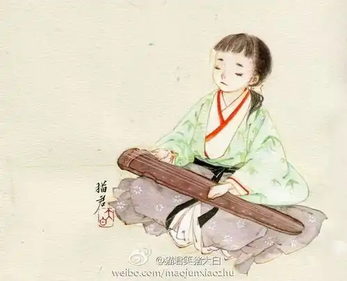 把美人画成了诗,她画笔下的世界美的不像话