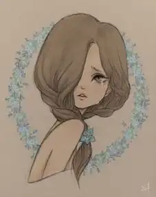 大爱手绘治愈系手绘插画