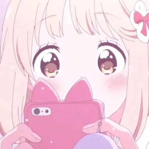 治愈系头像女卡通可爱恰