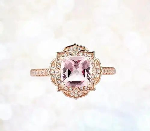 彩色宝石界的仙气少女,唤醒少女的粉嫩之心粉色摩根石