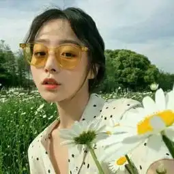 绿色系头像女清新绿色同一人系列多张