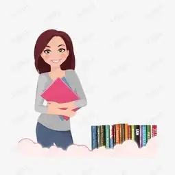 彩色开学报到的卡通女老师素材图片免费下载高清卡通手绘png千库网图片编号7659013