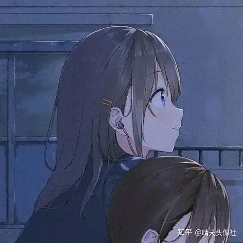 黑色系闺蜜头像二人智者