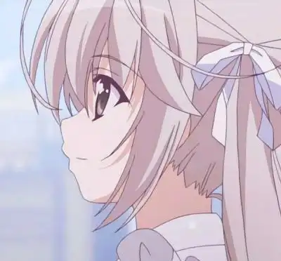 灰白色头像动漫女系头像