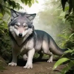 恐龙抗狼梗图表情包有哪些,恐龙对抗狼的表情包图片分享