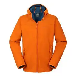 jackwolfskin13040013062男夹克户外防风防水抓绒软壳冲锋衣外套s橙色