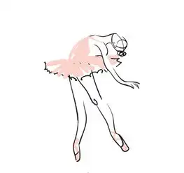 粉色芭蕾舞女郎矢量素材,素材格式ai,素堆糖,美好生活研究所