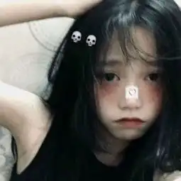 黑色系偏丧女头像,心若向阳美好的事物伴随着我