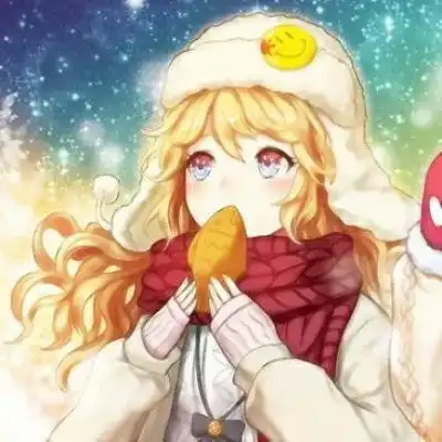 红色系头像温柔女动漫妹