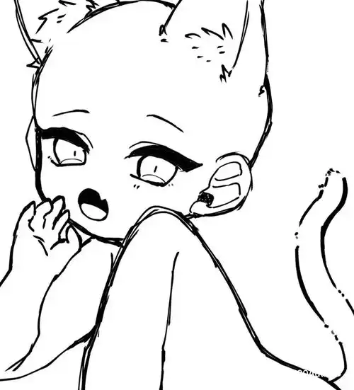 q版人物线稿,一看就会超适合新手