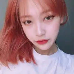 酷酷女生头像不同发色潮流女图