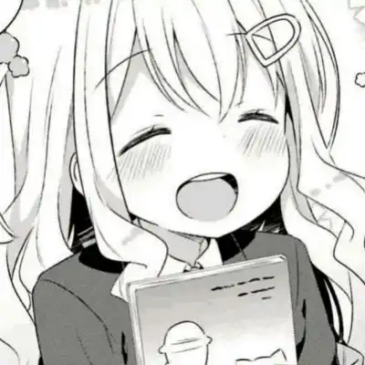 女生头像模糊动漫黑白