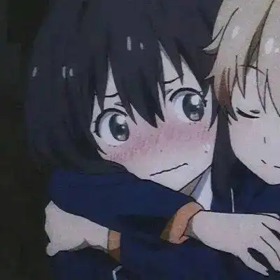 蓝色系情头两个人情侣头