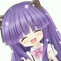 紫色动漫头像可爱女生