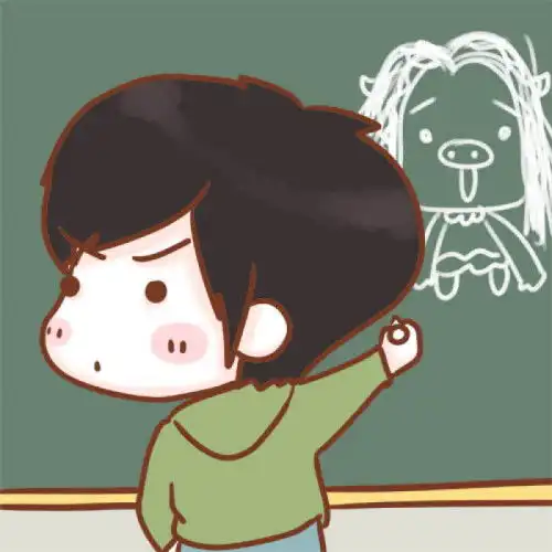 萌系情侣头像一左一右动