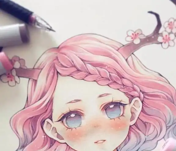 十二星座手绘风拟人化双子神似小丑女吗,摩羯果然是小恶魔