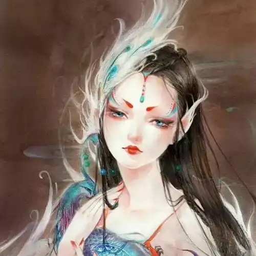 神秘系古风头像女妖