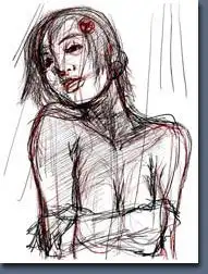 个性动漫女生头像鼠绘