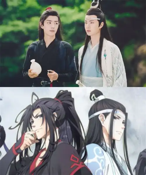 双男主真人版vs漫画版,蓝忘机魏无羡经典,棋魂有少年感,天涯客黑马预定