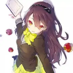 少女手绘一幅画给你一次二次元体验之旅