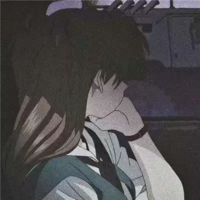 日系个性动漫情头一男一女分开,情愿给你所有柔情